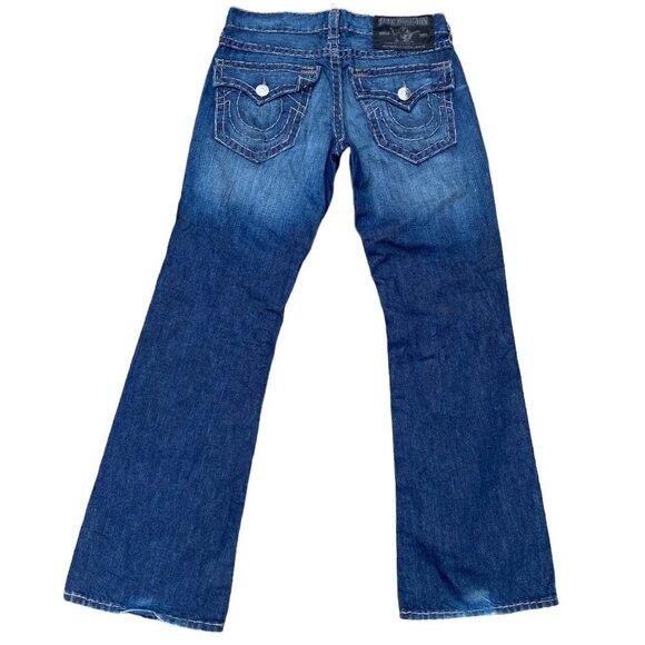 Vintage True Religion Jeans Size 32 BILLY SUPER T CONTRAST STITCH Blue - Picture 2 of 8